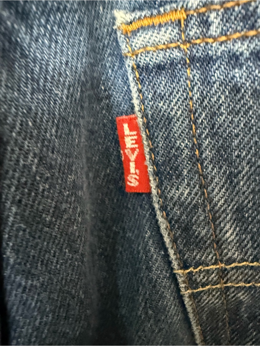 Levi's 501 Big E button fly Women’s Blue Denim Jeans - Classic Straight Fit - Picture 6 of 10